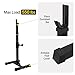 ZENY Adjustable Squat Barbell Rack Stand, Bench Press Rack for Home Gym Strength Training, Max Load 550LB