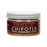 All Purpose Seasoning - Mexican Seasoning - Smoked Chipotle Powder - Tex Mex seasoning - Chipotle Spice - Gluten Free Fajita Seasoning - Spicy Seasoning Mix - World Seasonings - SMOKIN' CHIPOTLE