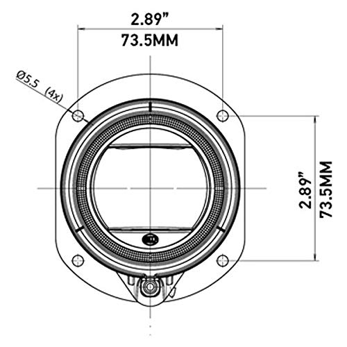 Amazon.com: Hella 011988131 HLMP 90MM LED HIG/DRL/PO PERCF MV EC 
