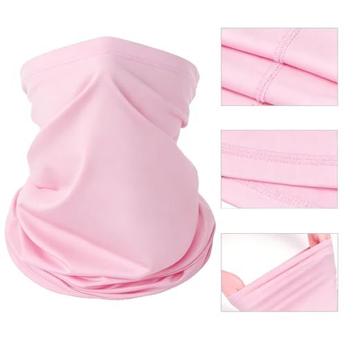 Image of 6 Pieces Summer Face Cover Scarf Mens Neck Gaiter For Men Women UV Protection Face Breathable Sun Protection Cycling Running