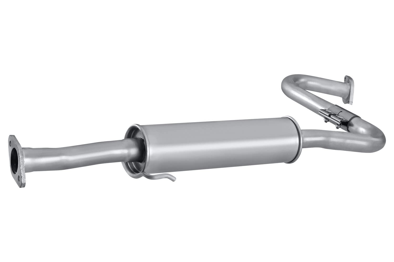 HELLA 8LB 366 020-091 Tłumik przedni - Easy2Fit® Kit - z przodu - dwuczęściowy - Komplet z elementami do montażu - dla m. in. ROVER 200 II
