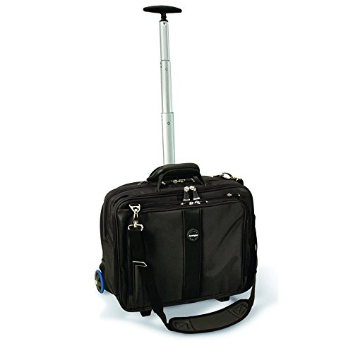 Kensington Contour Laptoptrolley - Ergonomische Rolltasche für 17 Zoll Geräte, Mit SnugFit-Schutzsystem, schwarz, 62348