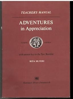 Paperback Adventures in Appreciation - Classic Edition: Teacher's Manual Book