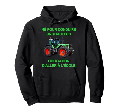 Agriculteur T-Shirts Vêtements Fermier Agriculture - Agriculteur Fermier Agriculture Paysan Tracteur École Enfant Sweat à Capuche