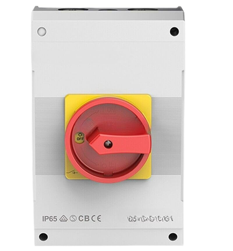 1-Piece brand new MXP5-3P80A IP65 knob outdoor load disconnect switch 160 * 240 * 122mm -