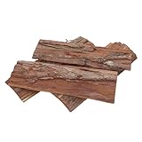 Fiabilité à long terme : résistantes aux fissures et aux cassures, ces feuilles d’écorce décoratives restent parfaitement en place dans les décors de terrariums ou d’arbres pour dragons barbus, même en cas de réarrangements fréquents. elles peuvent également servir d’écorce pour les décors d’arbres de terrariums ou de modèles réduits de trains