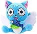 Archile 30cm Fairy Tail Glückliche Katze mit Fisch Cartoon weiche gefüllte Plüschspielwaren Kawaii Babypuppe Geburtstagsgeschenk für Kinder