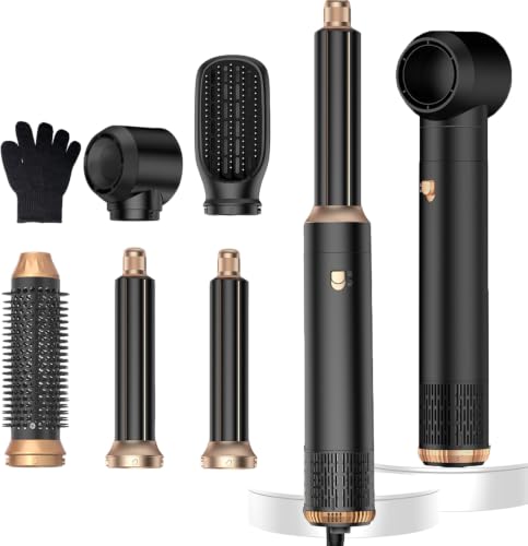 Magic Styler Hair Styler 5 in 1 1000W Hair Dryer Brush for Hair Styling Hot Air Brush for Volumizing Hair Wrap Dryer Set with Detachable Heads Comb