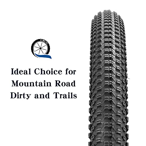 Simeiqi 2 Pack 27.5X1.95 Inch Bike Tire Mtb Mountain Foldable Replacement Bicycle Tire For Jungle Trails Hydrid Commuter #TOP2