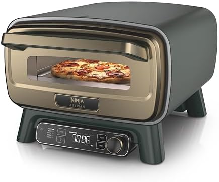 Ninja Artisan™ 5-in-1 Portable Pizza Oven in Green & Gold, MO201GN2