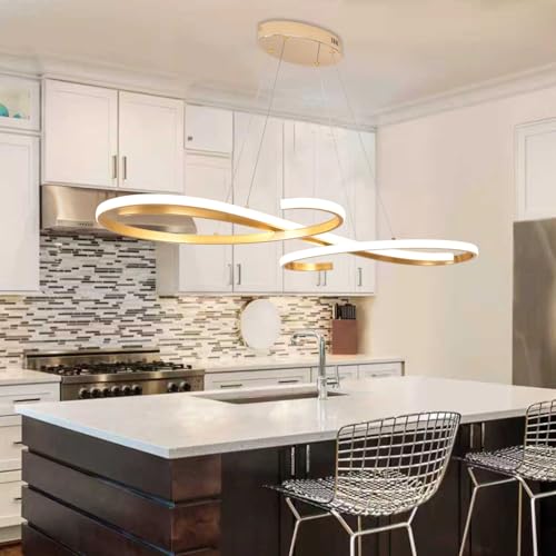 Guang Shuo Gold LED Chandelier