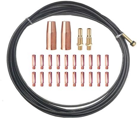 MIG Welding Gun Kit .023 Fits Lincoln Magnum 100L Tweco Mini/#1 Tip-Diffuser-Nozzle-Liner (.023)