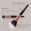 Makeup Brush 15Pcs Eye And Face Professional Makeup Brush Set, makeup brushes with lash comb, Makeup Brushes soft makeup brushes set, Eye Shadow Brush With Storage Bag and 5 beauty eggs