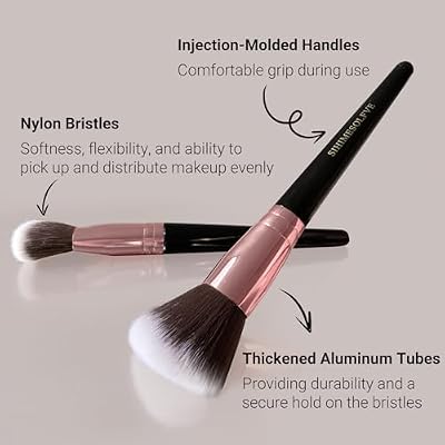 Makeup Brush 15Pcs Eye And Face Professional Makeup Brush Set, makeup brushes with lash comb, Makeup Brushes soft makeup brushes set, Eye Shadow Brush With Storage Bag and 5 beauty eggs
