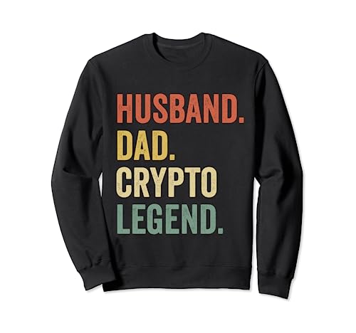 Crypto Dad Cadeau crypto amusant pour mari et papa Sweatshirt