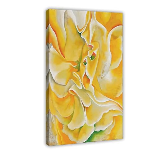 Poster pois de senteur jaunes Georgia O'Keeffe pour illuminer un salon moderne