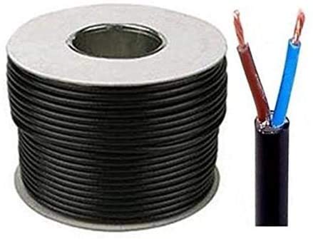 Exxelo 2-Core Round Copper Wire & Cable | 90m PVC Insulated Roll | High-Conductivity, 23/76mm Durable & Safe Electrical Wire for Domestic, Office & Industrial Power Connections-image-38