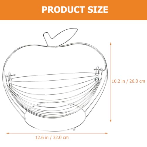 Frutero de hierro elegante con acabado de diseño funcional para hogar 3
