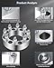 ECCPP 2X 2 inch 8 Lug Wheel Spacers Adapters 8x6.5 to 8x6.5 with 9/16 Thread 126.15mm for Dodge Ram 2500 3500 1994-2011 | for F250 F350 1988-1998| for Ford E-250 Econoline 1978-2002