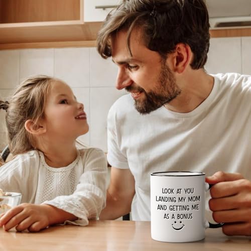 Taza para padrastro Día del Padre porcelana 11 oz miniatura 3