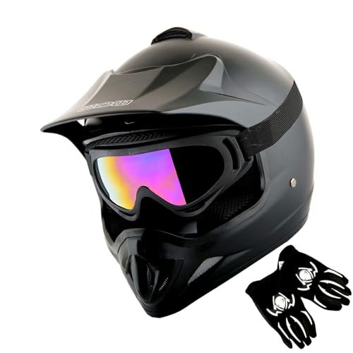 WOW Youth Kids Motocross Helmet & Goggle Bundle