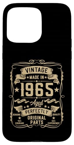 Vintage 1965 60 Years Old Gifts for Men 60yr 60th Birthday X}zP[X iPhone 15 Pro Max p