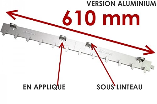 KIT RIDEAU A LANIERES PVC DECROCHABLES (Haut 2,00 m X larg. 1,50 m)