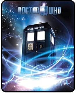 Doctor Who Throw Blanket - TARDIS Gallifrey Fleece - 50" x 60" Afghan