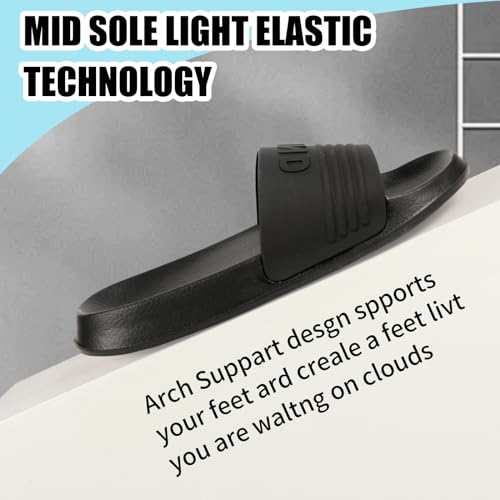 Fashionable Men's Slippers - Comfortable Shower Shoes and Cloud Slides for Men and Women - Lightweight and Perfect for Indoor and Outdoor Activities2