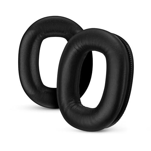 Almohadillas de repuesto para auriculares Marshall Monitor 2, cuero PU y espuma viscoelástica para mayor comodidad, mejoradas, duraderas y de larga duración, marca Brainwavz miniatura 1