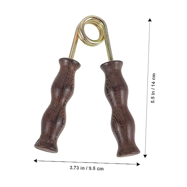 1 Pair Heavy Duty Wood Tools Forearm Workout Practical Finger Exerciser Gripper for Muscle Training Adult Tools for Men Hand Gripper Hand Man Grabbing Wooden Handle