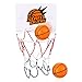 4 Mini Giocattolo da Basket Set di Canestro da Basket Tabellone a Muro Set da Giochi con Palline Include Canestrino da Basket Gonfiabile per Casa Bagno Camera Piscina