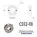 Summit Brand 1-3/16'' ID 2C-118-S Double Split Shaft Collar Stainless Steel Lock Collar Clamp Screw CSS2-118 2PCS(1-3/16'', 2)