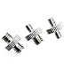 CAMVATE 1/4 Stecker auf 1/4 Stecker & 1/4 Stecker zu 3/8 Stecker & 3/8 Stecker zu 3/8 Stecker Gewinde Schraube Adapter für Kamera Stativ