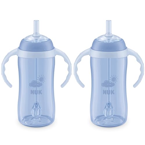 Comparison: Best Cups For Milk 2 NUK Learner Straw Cup 10oz - Toddler Cup with Soft Straw for Easy Drinking Suitable for Ages 8 Months and Up