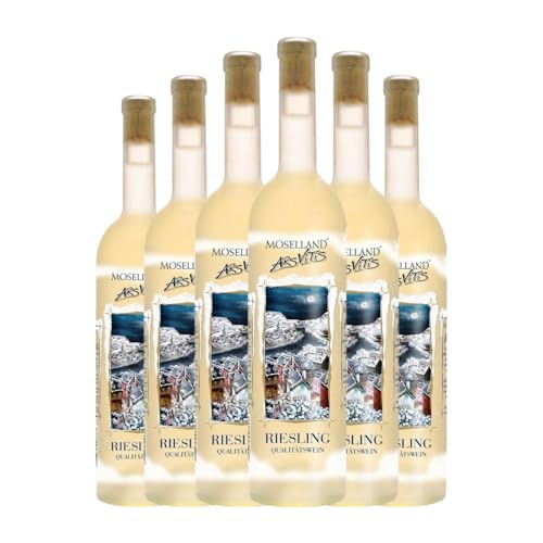 Moselland Arsvitis Riesling Crianza 75 cl Vino blanco (Caja de 6 Botellas de 75 cl)