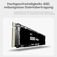 Beelink ME Mini PC, Desktop NAS Intel N95 12GB LPDDR5 64GB eMMC, 6 x M.2 SSD-Steckplätze, Dual 2,5G LAN, WiFi 6, BT5.2, Windows 11 Home Dateiserver/NAS-Speicher/Netzwerkspeicher – Ansicht 7