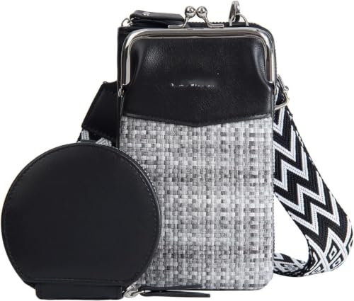 Bolso bandolera para teléfono para mujer ideal para paseos diarios con monedero integrado
