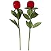 Juvale 2-Piece Rose Ring Box Set - Satin Rose Jewelry Gift Boxes for Anniversaries, Weddings, Birthdays