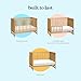 Davinci Margot 3-in-1 Convertible Crib in Honey GREENGUARD Gold Certified