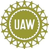 UAW United Auto Workers Union Member Vinyl Decal Sticker for Home Office Decor Vehicle Window Sign - Color Gloss Gold (7')