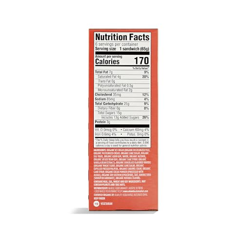 365 By Whole Foods Market 0099482449674 Ice Cream Sandwiches Organic 6 Count thumb #1