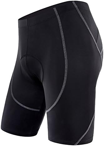 Sportneer Padded Bike Shorts for Men – 4D Padding Mens Bicycle Cyling Tights Clothing for Road Bike, Breathable & Absorbent