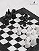 Radicaln Marble Antique Chess Set with Storage Box 15 Inches Black and White Handmade Board Game 2 Player Classic Chess Sets for Adults Board & 32 Chess Pieces