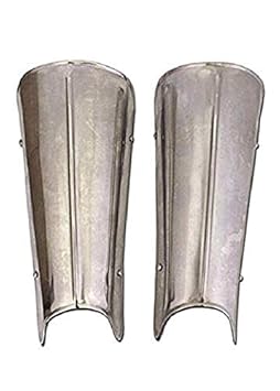 Medieval Steel Greaves Leg Armor LARP Costume