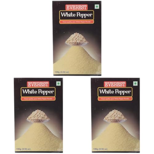 Image of Everest Powder - White Pepper, 100 Gram Carton (Pack of 3)