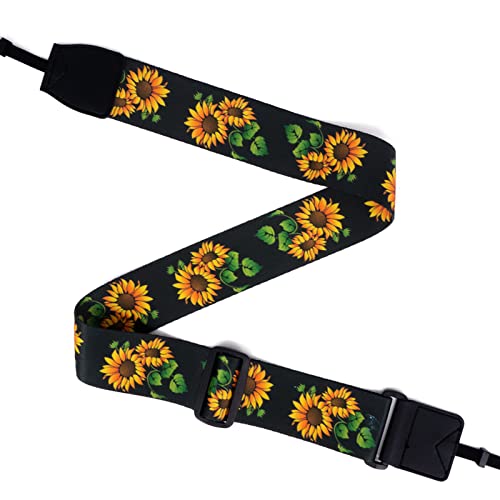 Elvam Adjustable Camera Belt Strap Compatible For Dslr/Slr/Dc/Instant Camera (Sunflower) #TOP1