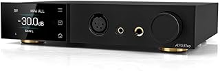 Topping A70 Pro 17000mW*2 Headphone Amp Preamp, RCA/XLR/TRS/EXT to 4.4mm/6.35mm/4-Pin XLR Balanced Headphone Amps, XLR/RCA Preamps, Amplifiers for Earphones/Headphones/IEMs with 12 Trigger (Black)