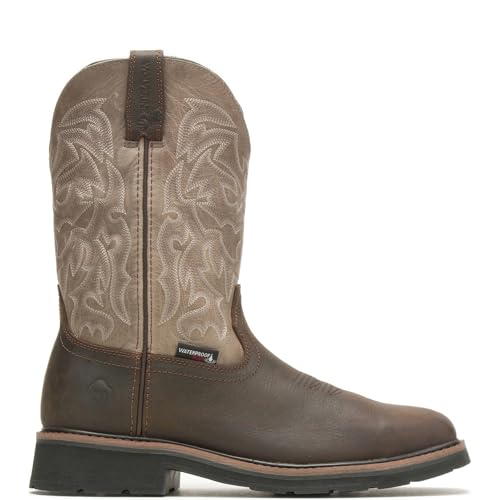Wolverine Men's Rancher Square Steel Toe Waterproof Wellington Western Boot