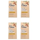 Nair Hair Removal Cream For Face With Special Moisturizers, 2-Ounce Bottles (Pack Of 4) by Nair